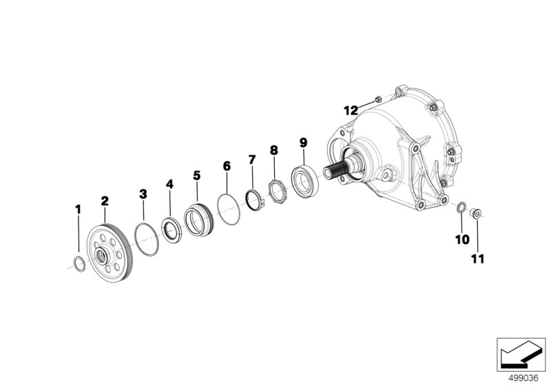 Genuine BMW 23008419611 Shaft Seal 35X55X7 FKM (Inc. M6 GT3) | ML Performance UK Car Parts