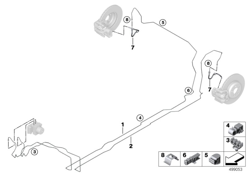 Genuine BMW 34306876725 G20 G21 Pipe (Inc. 330dX, 318d & 330iX) | ML Performance UK Car Parts