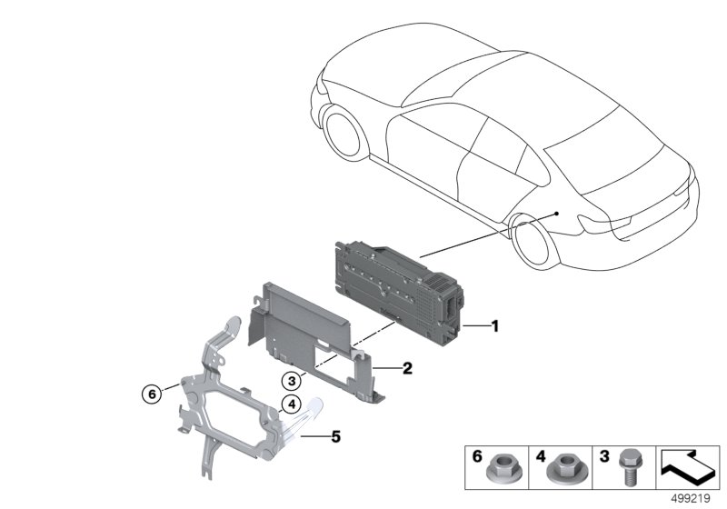 Genuine BMW 65159865517 G20 G21 Bracket Asd/Icam (Inc. 320i, 320iX & 330d) | ML Performance UK Car Parts