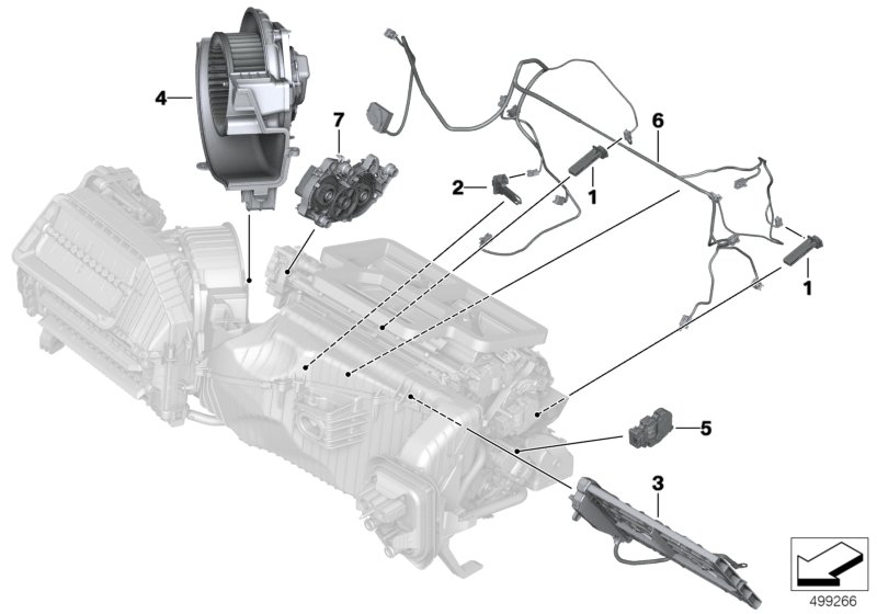 Genuine BMW 64119382861 G20 G02 Blower Unit (Inc. X3 20iX, 330dX & X4 M40iX) | ML Performance UK Car Parts