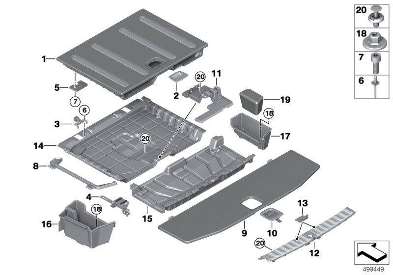 Genuine BMW 51479871927 G21 Cover For Lock SATZ (Inc. 320d, 330dX & 330i) | ML Performance UK Car Parts