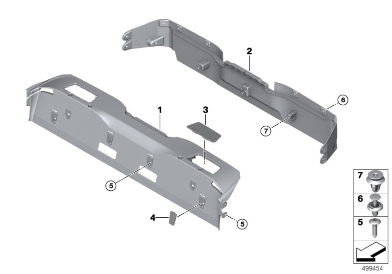 Genuine BMW 51467451981 F91 G14 Covering Cross Member (Inc. M850iX, 840i & M8) | ML Performance UK Car Parts