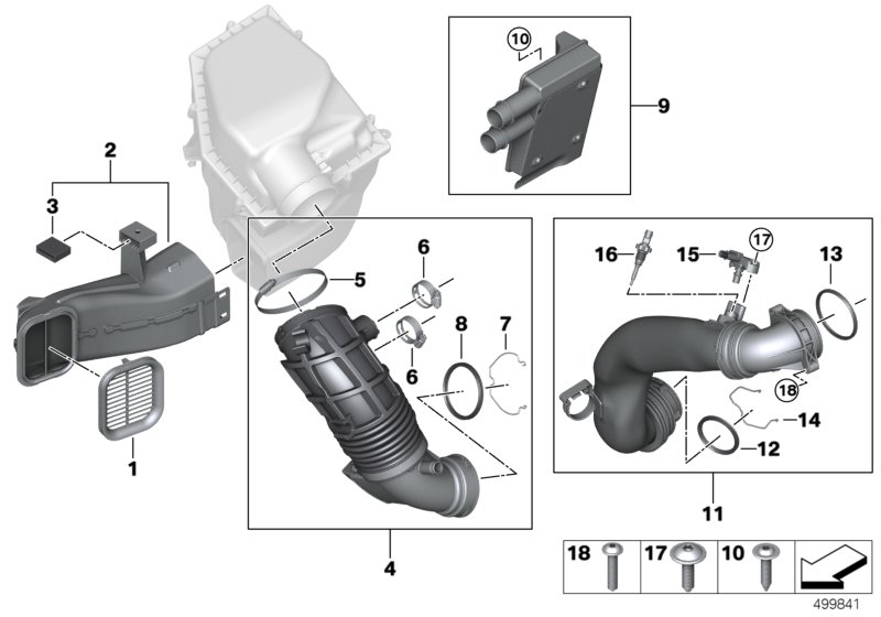 Genuine BMW 13718635111 G01 G02 Resonator (Inc. X3 M40iX & X4 M40iX) | ML Performance UK Car Parts