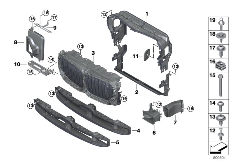 Genuine BMW 51747421686 G06 G05 G07 Front Right Brake Air Duct (Inc. X7 M50iX, X7 40iX & X7 M50dX) | ML Performance UK Car Parts