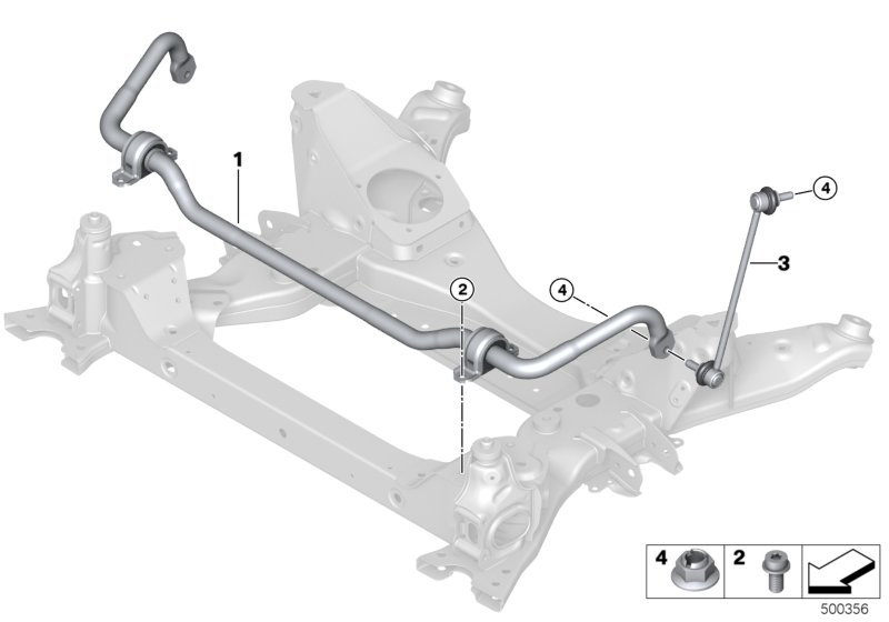 Genuine BMW 33558090203 Rear Swing Support (Inc. X3 M & X4 M) | ML Performance UK Car Parts