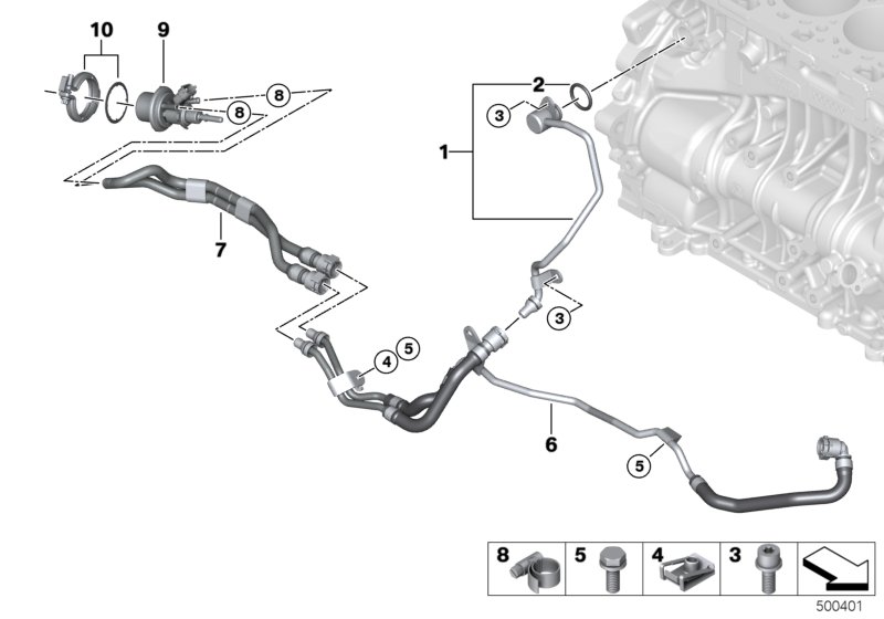 Genuine BMW 11538579226 F20 F10 F23 Line, Engine Block Scr Module (Inc. 318d, 218d & 125d) | ML Performance UK Car Parts