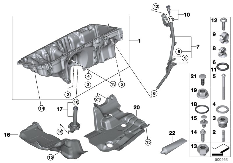 Genuine BMW 11138515773 F15 F16 Oil Pan (Inc. X5 35dX, X6 40dX & X5 40dX) | ML Performance UK Car Parts