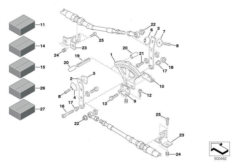 Genuine BMW 33552224116 Lever STABI VA (Inc. E36 318iS Class 2 & E36 320i STC '95) | ML Performance UK Car Parts