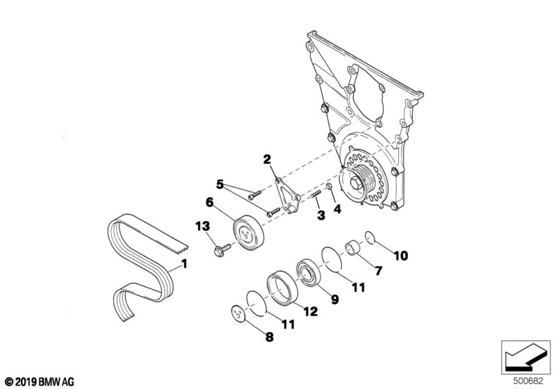 Genuine BMW 11281416278 Supporting Plate S42 1995 (Inc. E36 320i) | ML Performance UK Car Parts