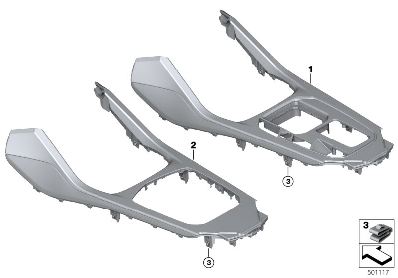 Genuine BMW 07149418607 F40 F44 Mounting Clip (Inc. 228iX, 220d & 118i) | ML Performance UK Car Parts