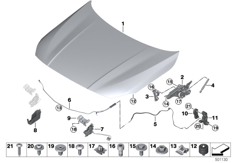 Genuine BMW 61139285769 F34 G29 F93 Plug-In Connection Bracket (Inc. 740iX, 750LdX & 745LeX) | ML Performance UK Car Parts