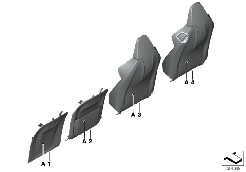 Genuine BMW 52107996491 G16 Rear Panel, Comfort Seat, Leather INDIVIDUAL (Inc. M850iX, 840iX & 840dX) | ML Performance UK Car Parts