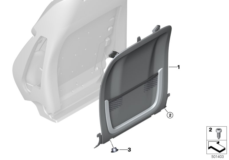 Genuine BMW 52107494747 G14 G15 Rear Panel ELFENBEINWEISS (Inc. 840i, 840dX & M850iX) | ML Performance UK Car Parts