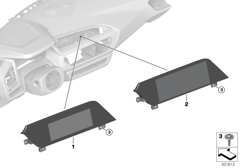 Genuine BMW 65508717542 G29 Central Information Display 8.8