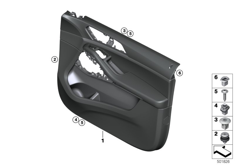 Genuine BMW 51419473875 G05 Door Trim Panel, Front Left ELFENBEINWEISS (Inc. X5) | ML Performance UK Car Parts