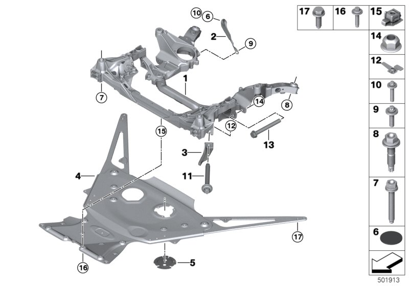 Genuine BMW 31108097573 F93 F92 F91 Structural Reinforcement Panel (Inc. M8) | ML Performance UK Car Parts