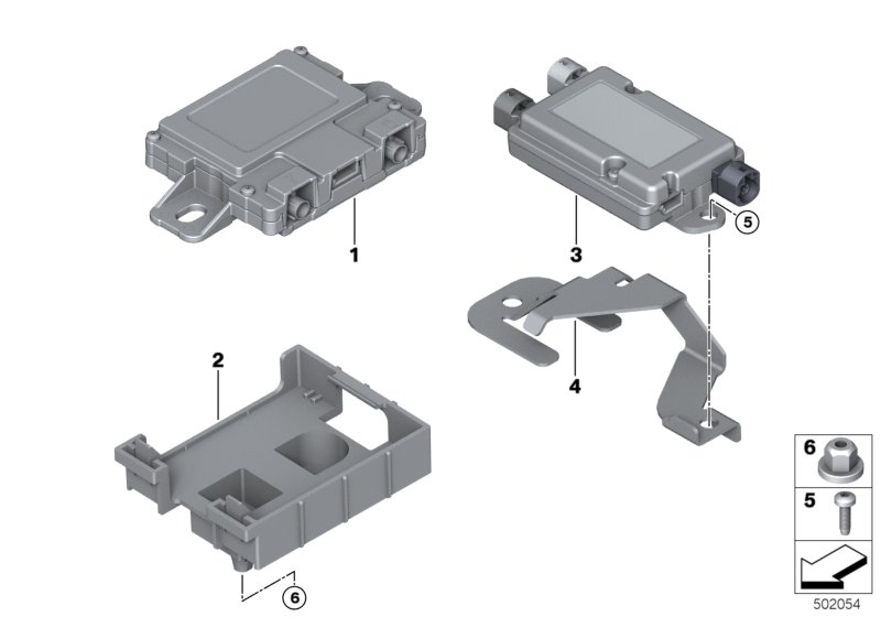 Genuine BMW 84109362853 G12 F90 G30 Holder (Inc. 530d, 540dX & M550dX) | ML Performance UK Car Parts