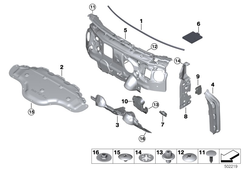 Genuine BMW 51487418074 F46 F48 F45 Soundproof., Dr Harness, A-Pillar, Rgt. (Inc. X2 18d, 118i & X1 20d) | ML Performance UK Car Parts