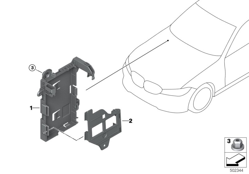 Genuine BMW 61359856129 G20 G21 Cover, Bdc (Inc. 320i, 318d & 330d) | ML Performance UK Car Parts