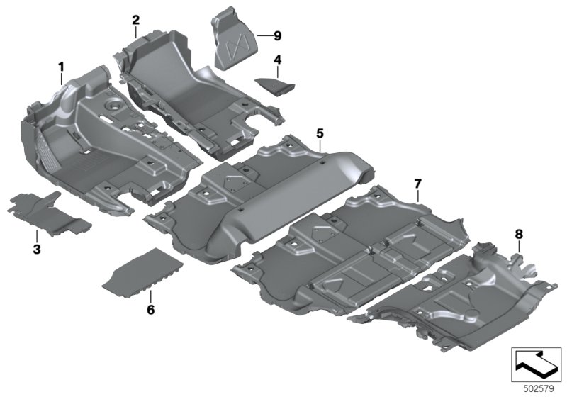 Genuine BMW 51477434324 G07 G05 G06 Insert, Front Right (Inc. X5 50iX & X6) | ML Performance UK Car Parts