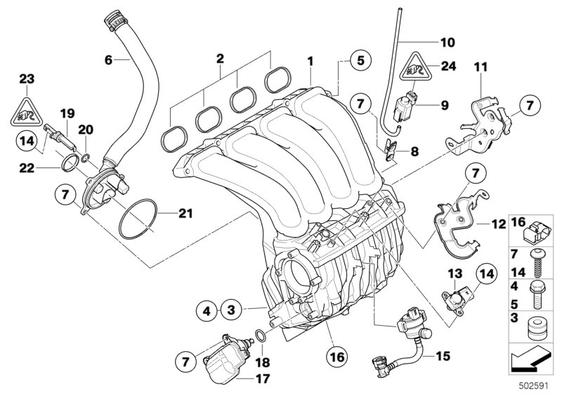 Genuine BMW 11617561390 E93 E60 E88 Decoupling Element (Inc. 116i 1.6, 316i & 320i) | ML Performance UK Car Parts