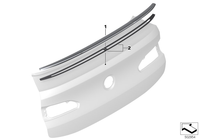 Genuine BMW 51628083993 Rear Spoiler CFK (Inc. X4 M) | ML Performance UK Car Parts