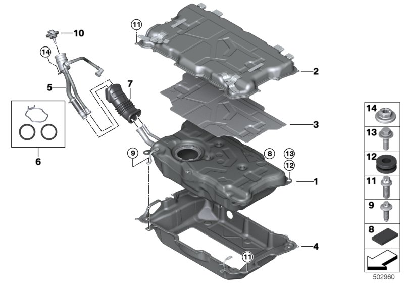 Genuine BMW 16119425959 G01 Frame (Inc. X3 30eX) | ML Performance UK Car Parts