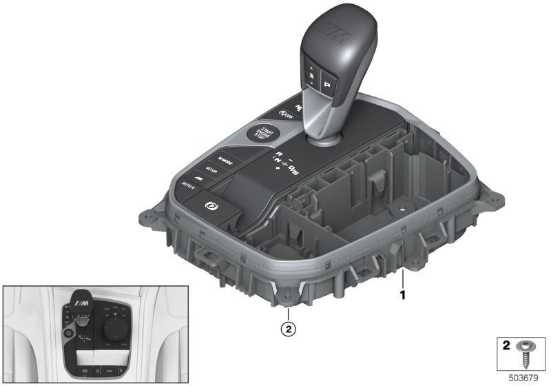 Genuine BMW 61319502020 F92 F93 F91 Control Panel Center Console (Inc. M8) | ML Performance UK Car Parts