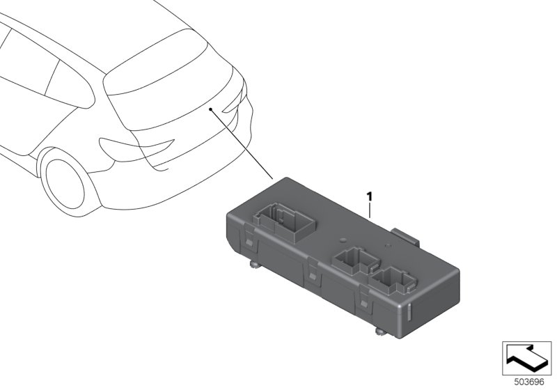 Genuine BMW 61359451484 F93 G12 Control Unit For Decklid Function Module (Inc. 118d, X3 20dX & 750i) | ML Performance UK Car Parts