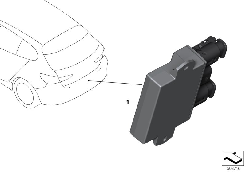 Genuine BMW Mini 61357932682 F36 F34 G30 Control Unit For Smart Opener (Inc. 435iX, 420iX & 630i) | ML Performance UK Car Parts