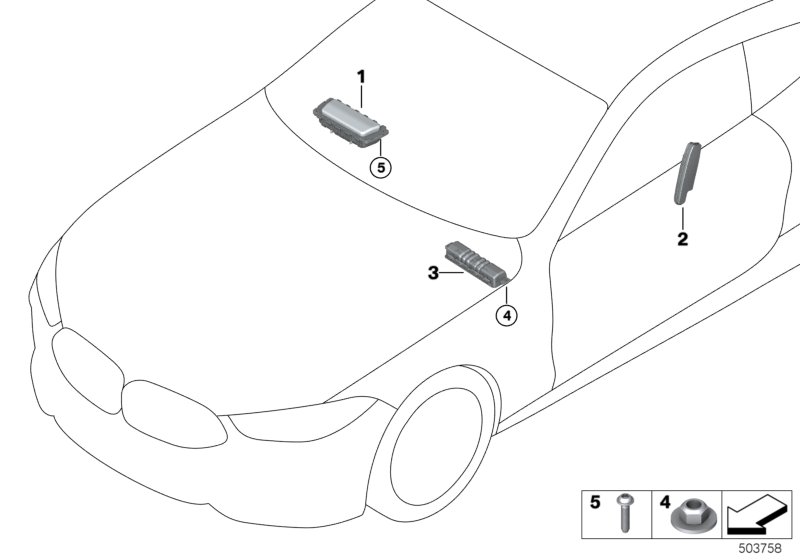 Genuine BMW 52108745541 F91 Side Airbag, Front Left Seat S48CA (Inc. M8) | ML Performance UK Car Parts