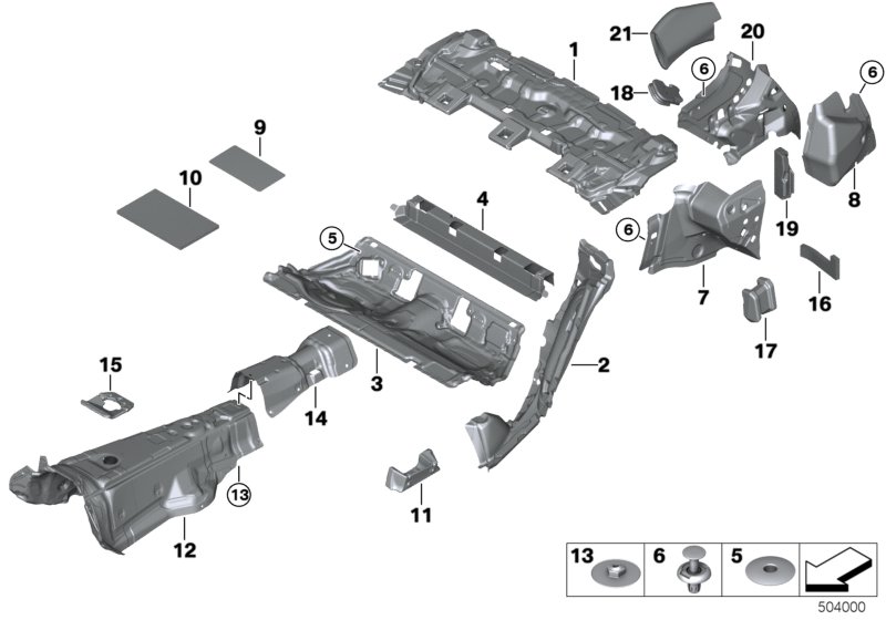 Genuine BMW 51487375740 G30 F90 G31 Right Lower B-Column Sound Insulation (Inc. 540i, 525d & M5) | ML Performance UK Car Parts