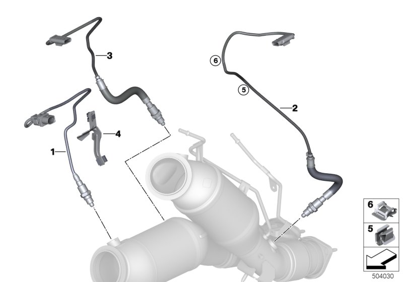 Genuine BMW 11788091018 Bracket For Lambda Probe Cable (Inc. X3 M & X4 M) | ML Performance UK Car Parts