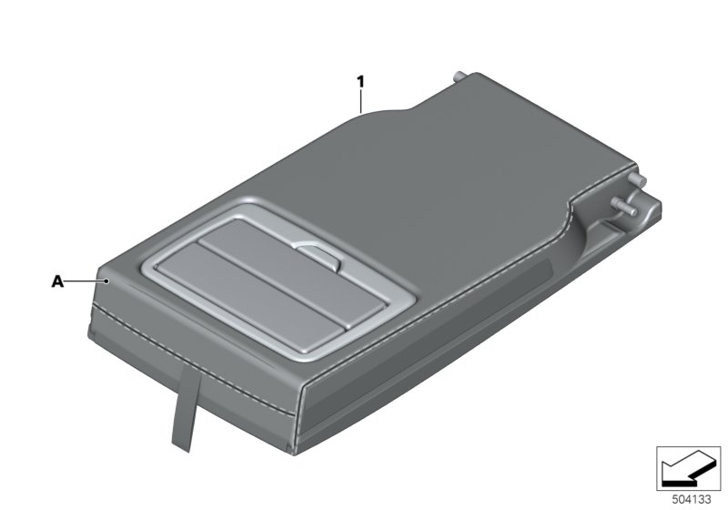 Genuine BMW 52207993195 G20 G21 Armrest, Leather, Rear Center INDIVIDUAL (Inc. 330dX, 330iX & 320d) | ML Performance UK Car Parts