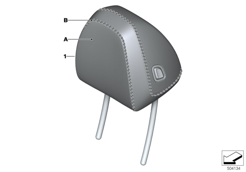 Genuine BMW 52107993168 G20 G21 Head Rest Leather Front INDIVIDUAL (Inc. 318d, 320i 1.6 & M340i) | ML Performance UK Car Parts