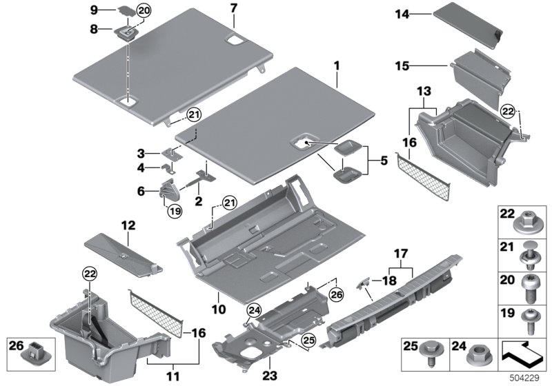 Genuine BMW 51477384921 G11 G12 Floor Carpet, Luggage Compartment (Inc. 745eX, 745e & 740e) | ML Performance UK Car Parts