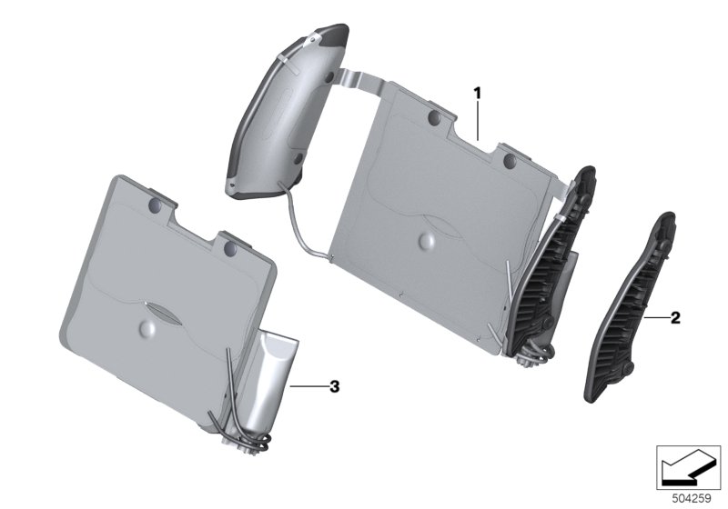 Genuine BMW 52107468674 G15 G16 G14 Supporting Plate, Right (Inc. 840i, 840dX & M850iX) | ML Performance UK Car Parts