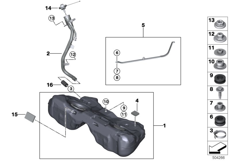 Genuine BMW 16117470300 F93 G16 Plastic Filler Pipe (Inc. 840i, M8 & 840iX) | ML Performance UK Car Parts