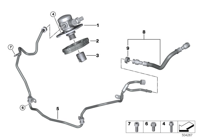 Genuine BMW 13538090773 G30 G16 G14 Fuel Feed Line (Inc. X7 M50iX, ALPINA B7 & 750LiX) | ML Performance UK Car Parts