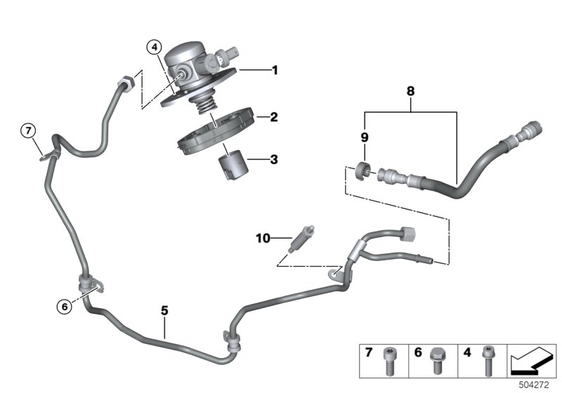 Genuine BMW 13538694096 G06 G05 G07 Screw (Inc. X6 M50iX, X5 M50iX & X7 M50iX) | ML Performance UK Car Parts