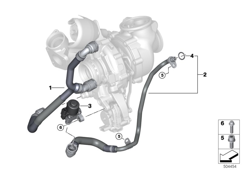 Genuine BMW 11538473705 G05 Line For Coolant Pump (Inc. X5 25dX) | ML Performance UK Car Parts