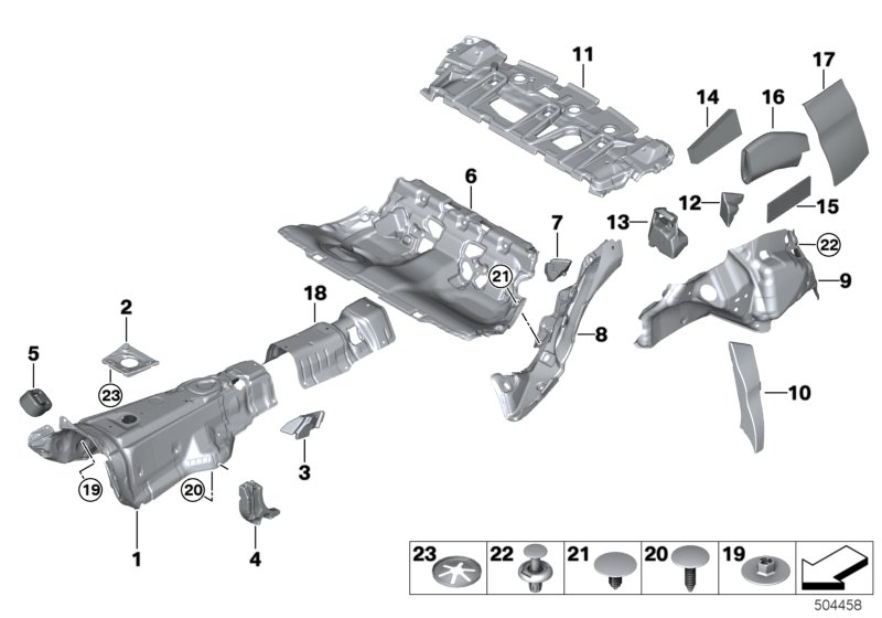 Genuine BMW 51487445266 G20 G21 Sound Insulat., Accelerator Pedal Mod. LHD (Inc. 330i, 320dX & 320i) | ML Performance UK Car Parts