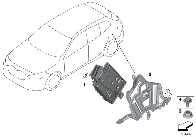 Genuine BMW 65127928573 G06 G07 G01 Receiver Audio Module TMC (Inc. X4 20iX, 640iX & 640dX) | ML Performance UK Car Parts