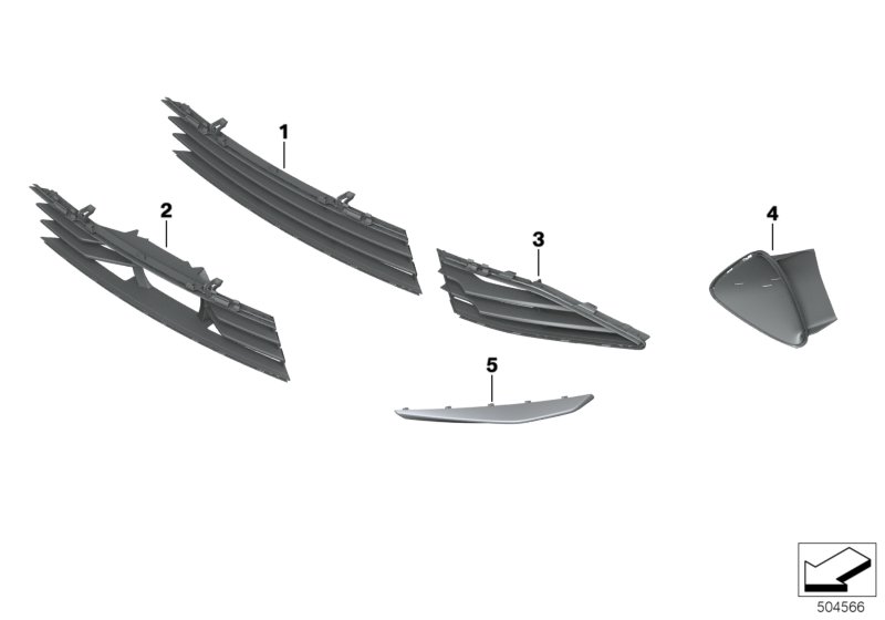 Genuine BMW 51117482939 G16 Impact Strip, Side, Left (Inc. 840dX, 840i & 840iX) | ML Performance UK Car Parts