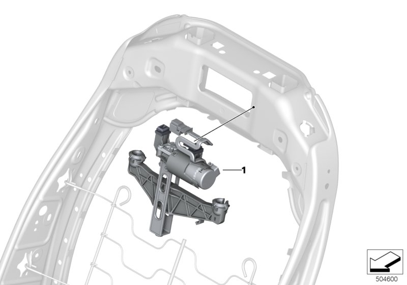 Genuine BMW 52107452225 G14 Drive, Vertical Headrest Adjustment (Inc. X4 20iX, 320dX & 840i) | ML Performance UK Car Parts