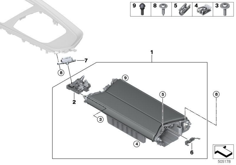 Genuine BMW 51169458234 G29 Center Armrest With Contrast Stitching SCHWARZ (Inc. Z4) | ML Performance UK Car Parts