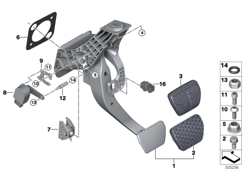 Genuine BMW 35002791546 G20 G21 Pin For Brake Pedal Travel Sensor (Inc. M340i, M340iX & 330e) | ML Performance UK Car Parts