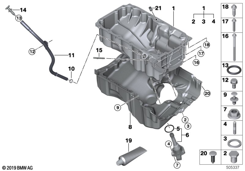 Genuine BMW 11148580088 G12 G30 G11 Acoustic Cover For Oil Pan (Inc. 620d, 730Li & 520i) | ML Performance UK Car Parts