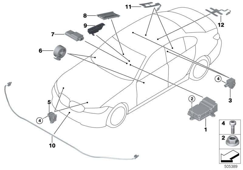 Genuine BMW 65779476856 G21 G20 G29 Control Unit Airbag (Inc. Z4 20i, 320i & 318d) | ML Performance UK Car Parts