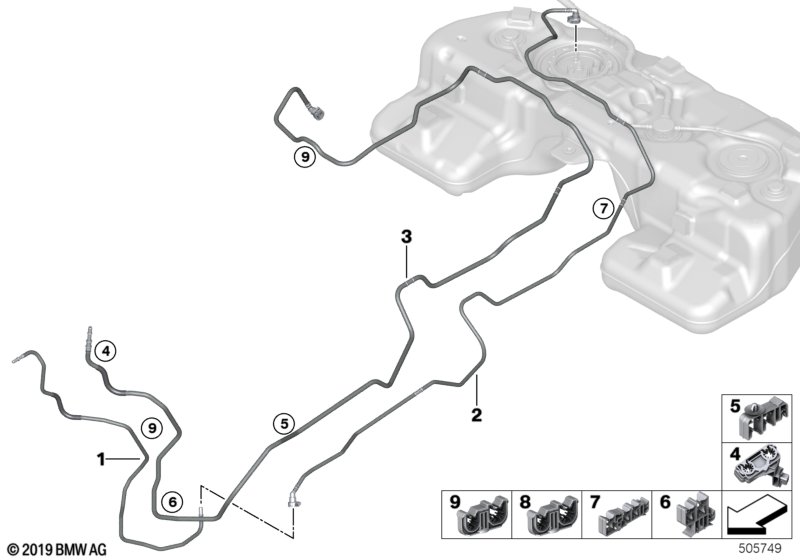 Genuine BMW 16139895497 G05 G06 Scavenge Air Line (Inc. X5 50iX & X6 40iX) | ML Performance UK Car Parts